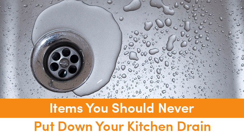 Items You Should Never Put Down Your Kitchen Drain